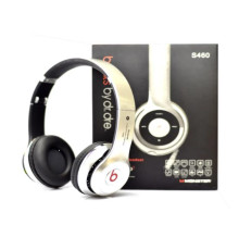 Навушники Bluetooth S 460 (синій, червоний, білий, срібло) (100)