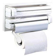No.Кухонний диспенсер тримач для фольги та рушників Triple Paper Dispense 907-21 (24)