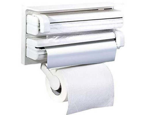 No.Кухонний диспенсер тримач для фольги та рушників Triple Paper Dispense 907-21 (24)