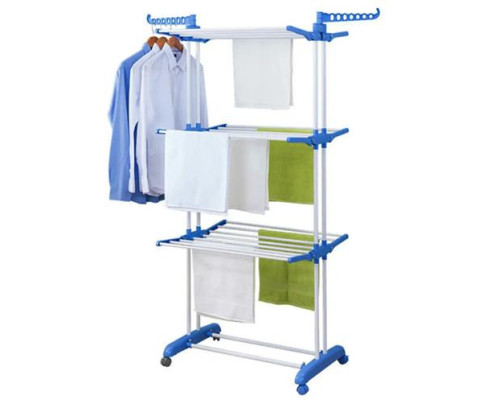 No.Сушарка для білизни THREE TIER CLOTHES HANGER RACK (40кг) KL202312-7 (6)