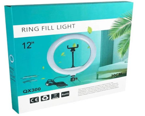 Лампа кільцева RING FILL LIGHT QX300 30см LK202301-31 (30)