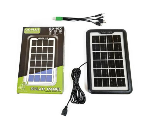 Портативна сонячна панель GDPLUS GD-10X з USB (60)