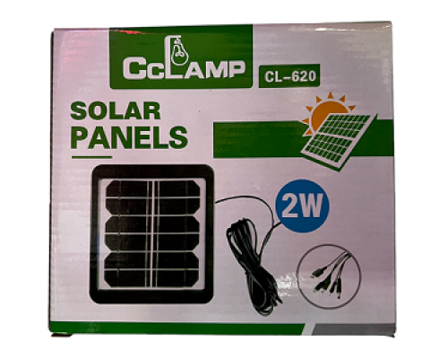 Портативна сонячна панель CCLamp CL-620 2W (120)