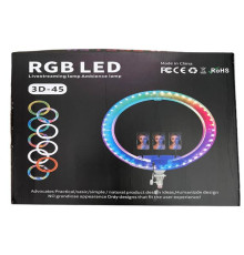 Лампа кільцева RGB 3D 45 (10)