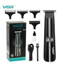 Машинка для стрижки бороди та вусів VGR V 007 4 насадки (60)