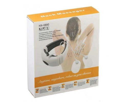 Електричний масажер для шиї імпульсний електростимулятор HX 5880 Neck Massager 3 режиму LK2303-75 (40)