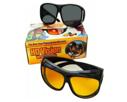No.Антивідблиски для водія HD Vision 2 пари День + Ніч LK2303-28 (200)
