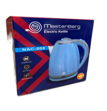 Чайник електричний пластик Masterberg (блакитний, рожевий, білий) 2L NAC-008 (16)