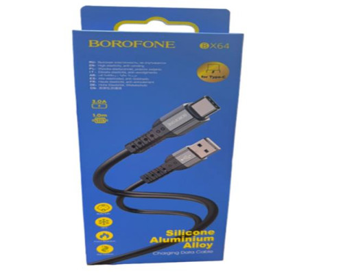 No.Кабель BOROFONE BX64 3,0A Type-C (360)