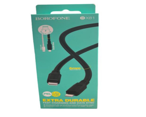 Кабель BOROFONE BX81 1.0M-3.2FT TYPE-C/IPHONE (360)