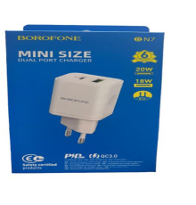 Блочок BOROFONE BN7 TYPE-C+USB 5.0V-3.0A (140)