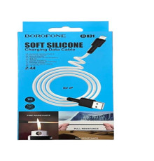 Кабель BOROFONE BX31 SILICONE 2.4A 1m IPHONE (144)