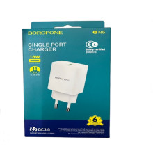 Блочок BOROFONE BN5 USB QC3.0 18w (140)