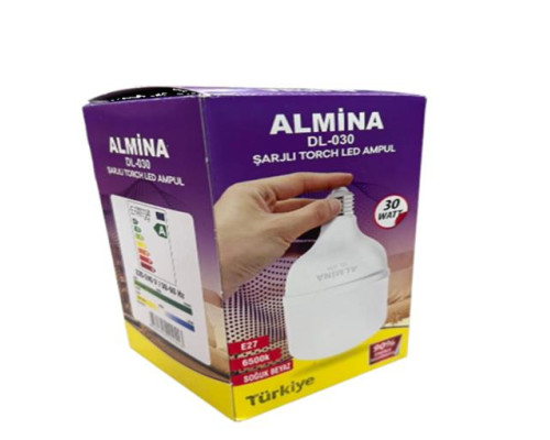 Ліхтарик лампочка ALMINA DL-030 30W (100)