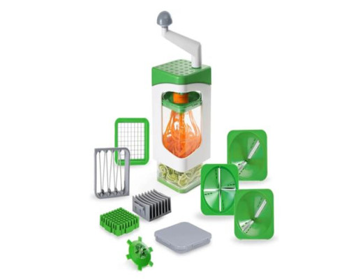 Овочерізка Nicer Dicer 7в1 для нарізки овочів та фруктів з насадками та контейнером EXT 306-27 (24)
