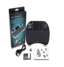 No.Бездротова клавіатура Mini Keyboard Backlit з тачпадом та підсвічуванням i8 (100)