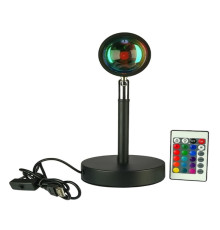 Проекційна лампа SUNSET RGB з ефектом заходу сонця з пультом LK202307-48/LK202309-24 (60)