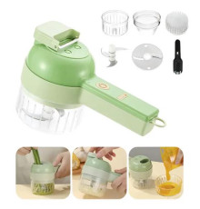 Електрична овочерізка 4в1 FOOD CHOPPER міні слайсер 907-38 (50)