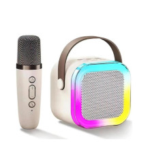 No.Портативна Bluetooth колонка з мікрофоном K12 Бездротова Міні караоке з RGB підсвічуванням LK2022312-27 (40)