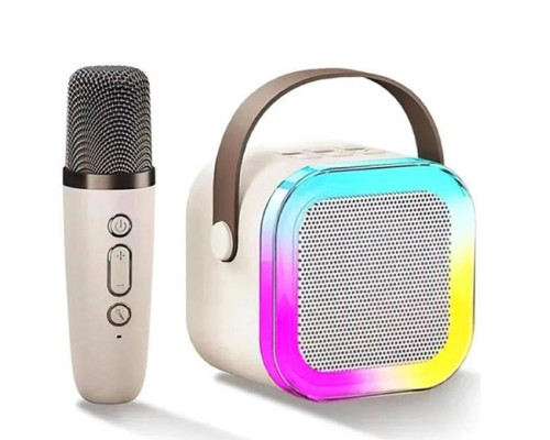 No.Портативна Bluetooth колонка з мікрофоном K12 Бездротова Міні караоке з RGB підсвічуванням LK2022312-27 (40)